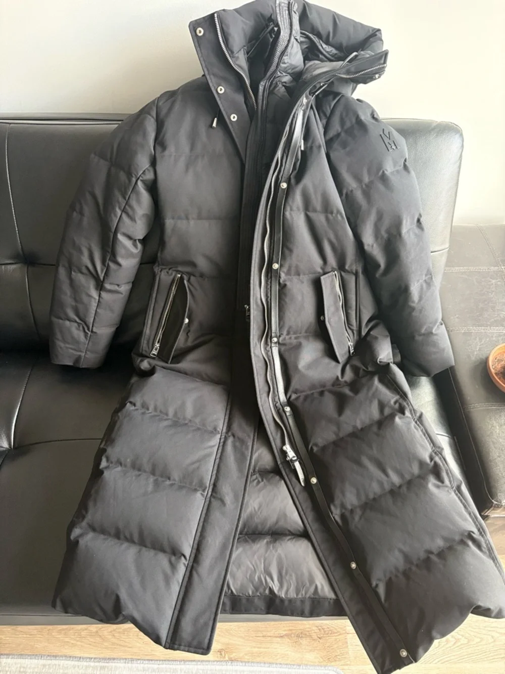 Mackage Black Women's Puffer Coat - Picture 2 of 5